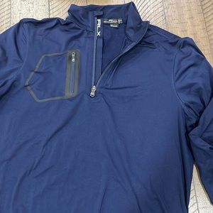 Men’s RLX 1/4 Zip Pullover in Navy Size Medium